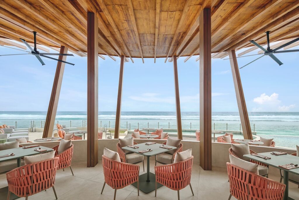 Uma Beach House Dining Area View